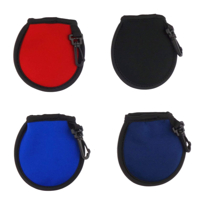 Zelerdo 4 Pack Portable Pocket Golf Ball Washer Golf Ball Cleaner Pouch 4 Colors - BeesActive Australia
