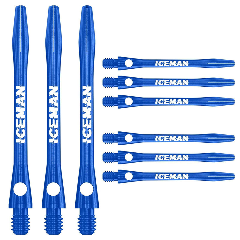 RED DRAGON Gerwyn Price Iceman Logo Aluminium Stems - 3 Sets per Pack (9 Stems in Total) Medium - BeesActive Australia