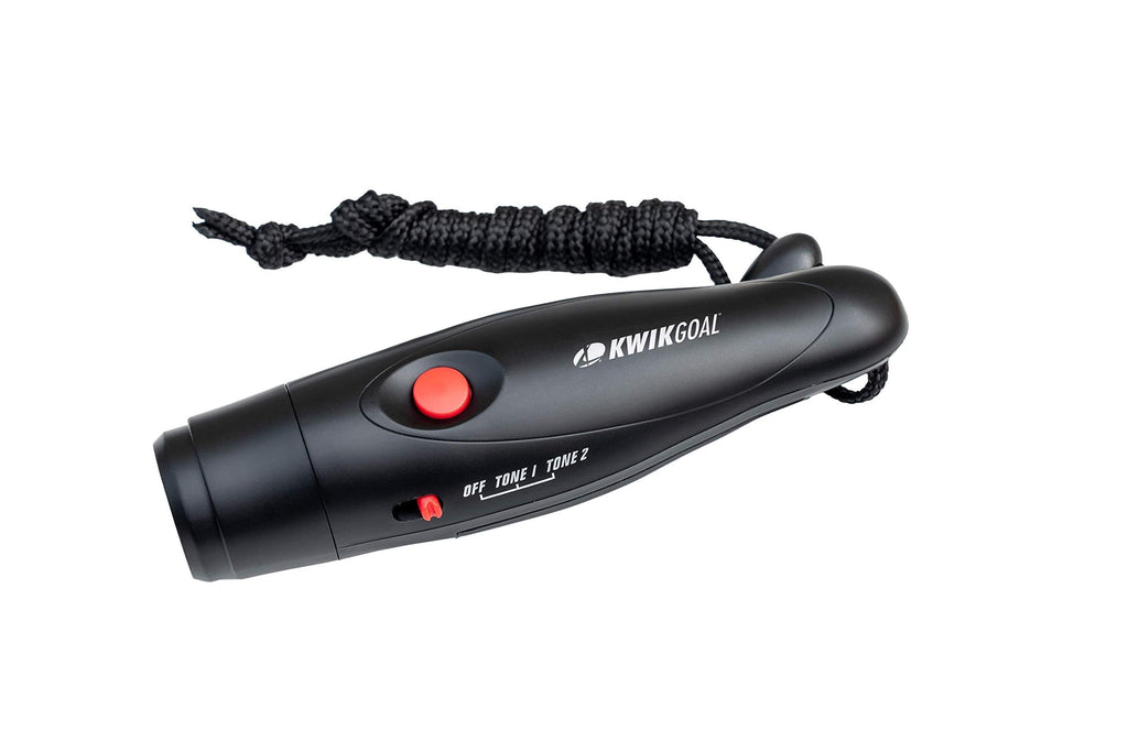 Kwik Goal Electronic Whistle, Black, Red - BeesActive Australia
