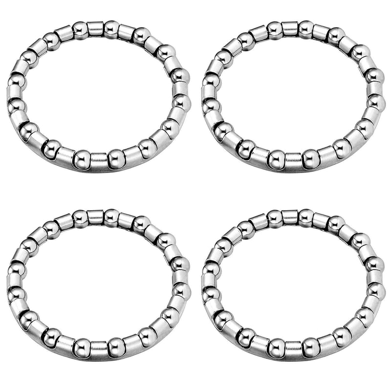 Lanturn Bicycle Headsets Ball Bearing 5/32 Inch x 16 Balls,4 Pcs Bike Ball Bearings Retainer for Bike Fork Headsets, Kids MTB Bicycle Replacement Repair Accessories - BeesActive Australia
