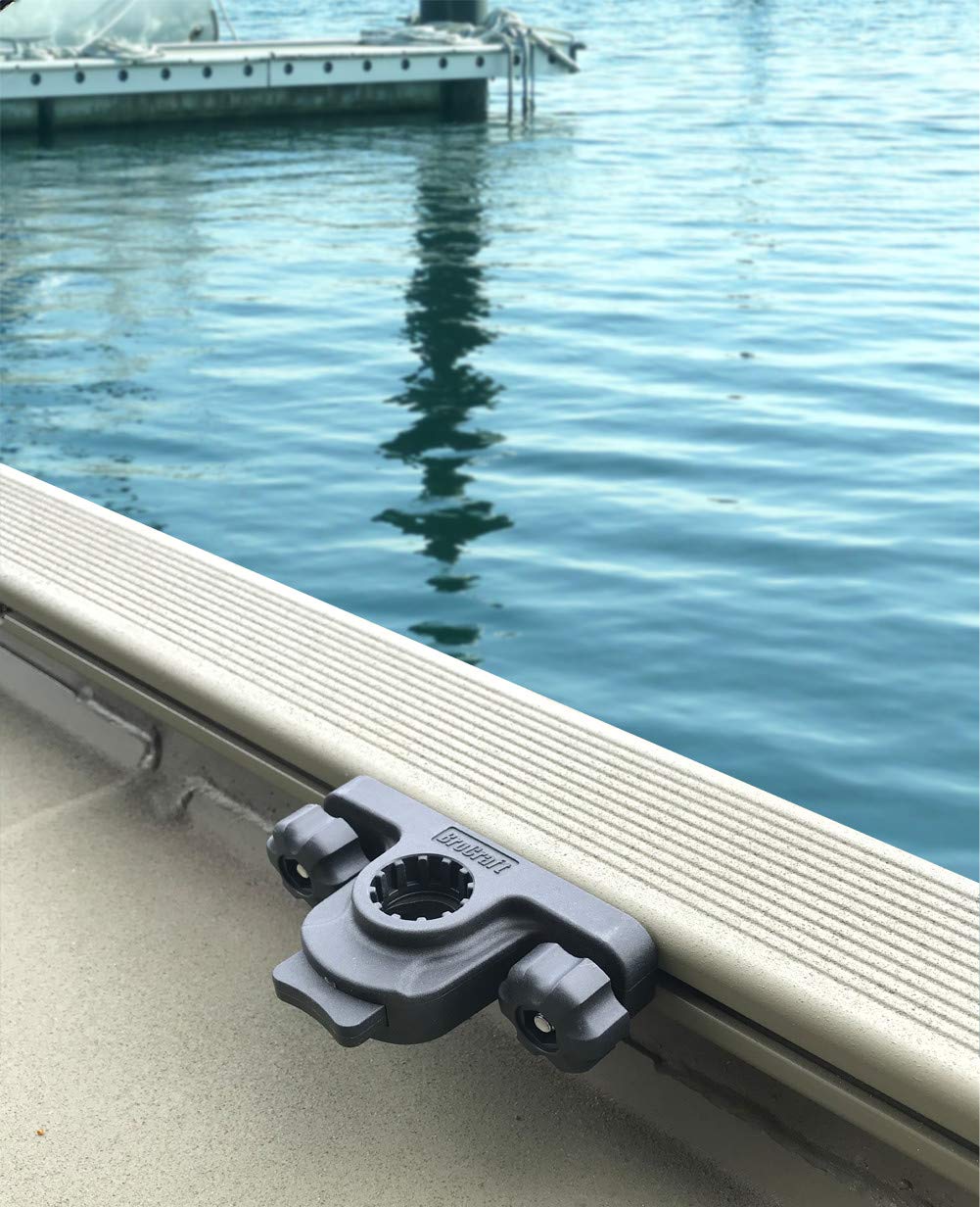 Brocraft Versatrac Track System Rod Holder/Versatrack Boat Rod Holder/Versatrack Track Accessorieses EasyLock Mount - BeesActive Australia