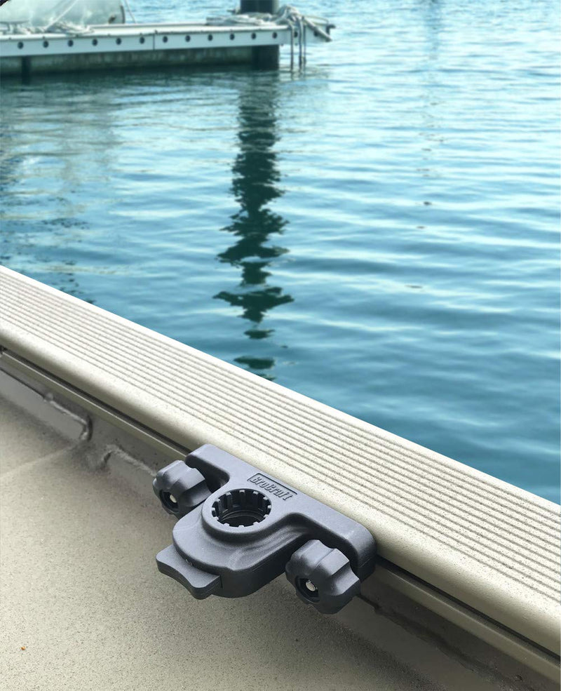 Brocraft Versatrac Track System Rod Holder/Versatrack Boat Rod Holder/Versatrack Track Accessorieses EasyLock Mount - BeesActive Australia
