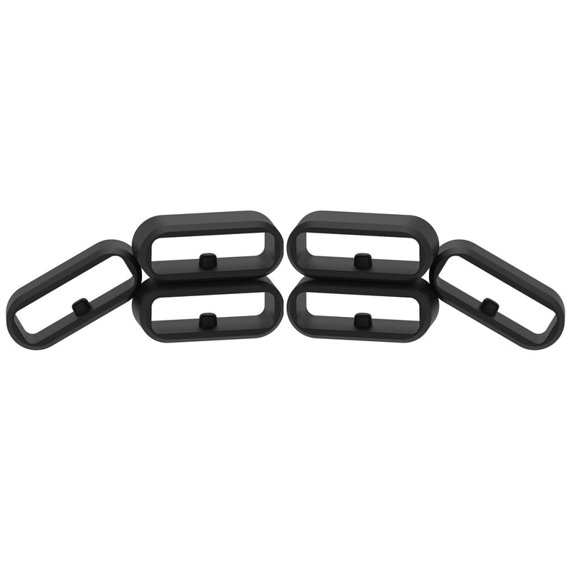 ECSEM Fastener Rings Compatible with Garmin Forerunner 55 245 645VivomoveVivomove 3VenuVivoactive 3 Band Keeper,Silicone Watch Band Connector Loop for Garmin Venu Smart Watch (6PCS) 6PCS - BeesActive Australia