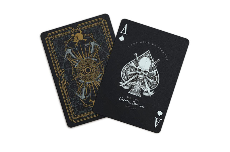 Gents of Fortune Playing Cards Black Flag Edition Waterproof Gent Supply BeesActive Australia