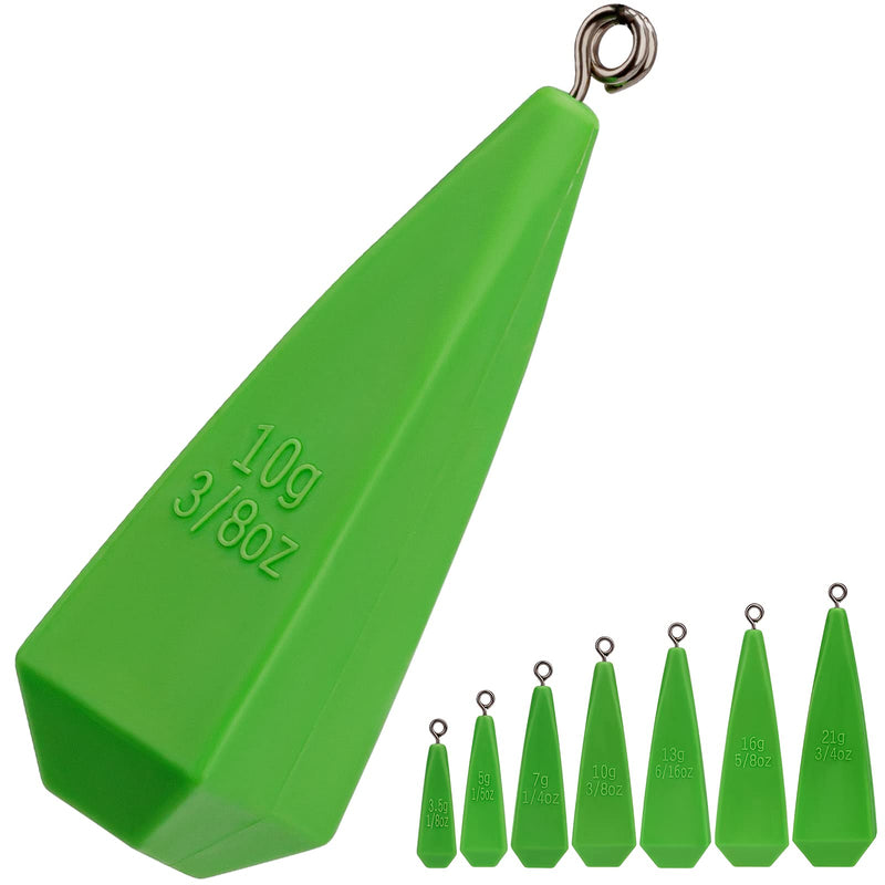 THKFISH Fishing Practice Plugs Practice Plugs Weight Casting Plug Fishing Practice for Kids Improving Casting Skill, 7 Sizes - BeesActive Australia