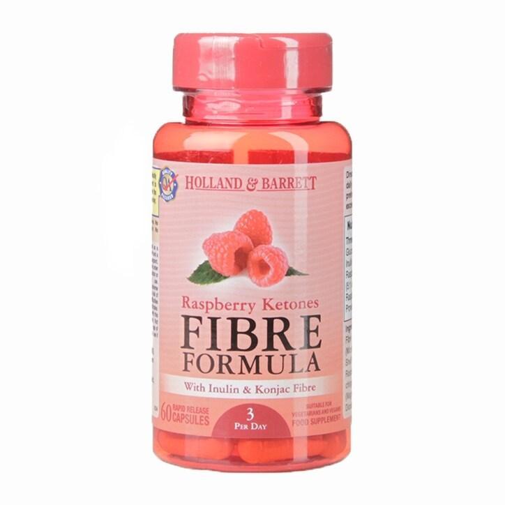 Holland & Barrett Raspberry Ketones Fibre Formula 60 Capsules