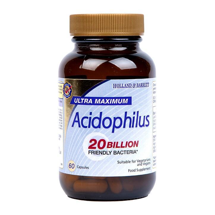 Holland & Barrett Ultra Maximum Acidophilus 60 Capsules - BeesActive Australia