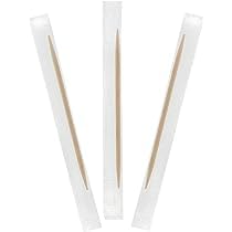 Toothpicks Individually Packed I 500 Pcs 2,5" Double - Pointed I Bamboo Premium Sturdy Healthy Toothpicks I Cello Wrapped Toothpicks - BeesActive Australia