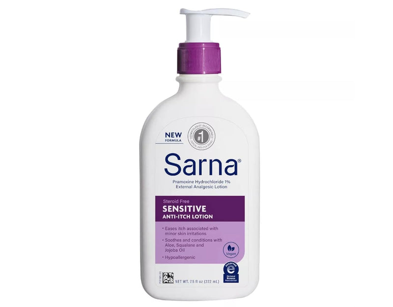 Sarna Sensitive, Anti-Itch Lotion Fragrance Free 7.5 fl oz (222 ml)