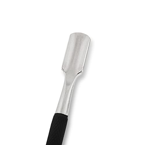 Amazon Basics Cuticle Trimmer and Pusher, Manicure Tools for Nail Care, Ergonomic Non-Slip Design, 2 Count