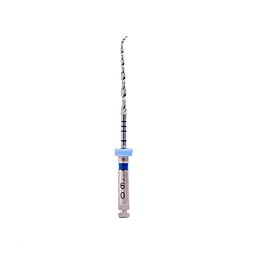 SNAWOP Dental Endo Files 6PCS X-Corn Endodontic Niti Rotary Files 25MM for Root Canal Treatment