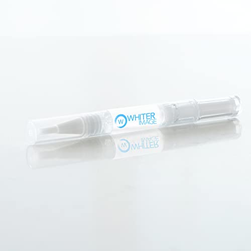 Whiter Image Mini Togo Teeth Whitening Pen 10 Pack, Erases Teeth Stains and Strengthens Enamel, Restorative Serum Gel That Reverses Enamel Damage from Bleaching On The Go for Up to 150 Applications Whitening Pens 10-Pack