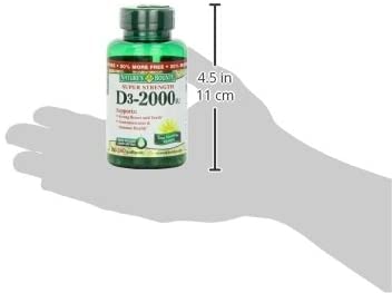 Nature's Bounty Vitamin D 2,000 IU Softgels