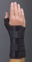 MedSpec Universal Ryno Lacer Wrist Brace Long - Left - Black
