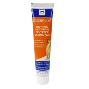 from Doggy Breath to Doggy Fresh Dog Dental Care Kit Includes Enzymatic Toothpaste for Dogs Plus BrushMate Dual Brush Head Toothbrush with Angled Bristles - PawsPlanet Australia