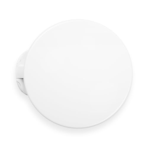 Zadro 4.5" Round LED Compact Mirror 10X/1X Travel Mirror with Lights and Magnification 3 AAA Batteries LED Makeup Mirror (White)