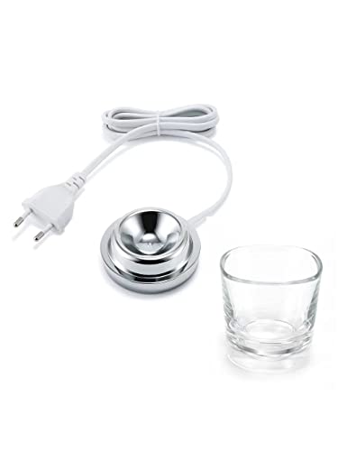 Replacement Charger Glass Cup for Philips Sonicare Diamondclean Toothbrush, Compatible Sonic Care CBA1001 Charger Base,for All HX99xx Series HX9901 HX9903 HX9924 HX9954 HX9957 HX9984,US Plug