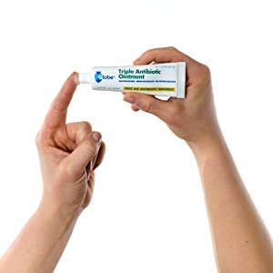 Globe Triple Antibiotic First Aid Ointment, 1 oz (2-Pack) First Aid Antibiotic Ointment, 24-Hour Infection Protection, Wound Care Treatment for Minor Scrapes, Burns and Cuts - BeesActive Australia