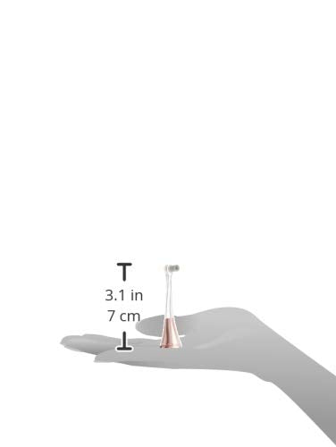 Supersmile Zina45 Replacement Polishing Head, Rose Gold, Professional Tooth Polisher with Silicone Prophy Cup, Fits Zina45 Sonic Toothbrush, Enamel Safe