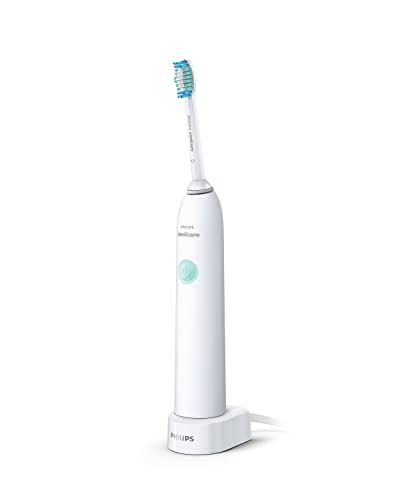 Philips Sonicare Dailyclean Rechargeable Electric Toothbrush, 2 Count White 2 Count (Pack of 1)