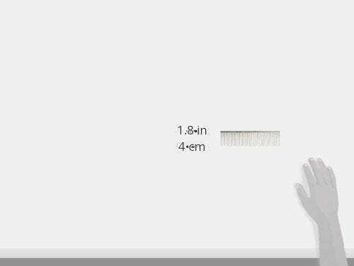 Resco Professional Anti-Static Best Dog, Cat, Pet Comb for Grooming, Med/Coarse Tooth Spacing, 1.5" Pin Length 1.5" Teeth/Medium-Coarse Spacing Nickel - BeesActive Australia