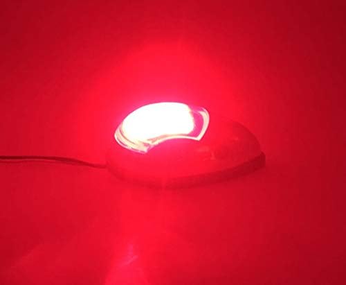 Pactrade Marine Boat Navigation Lights Red and Green LED Side Lights (Vertical Mount) - 2 NM White Housing | Green Starboard Red Port Navigation Lights for Boats LED 2 NM Model - White - BeesActive Australia