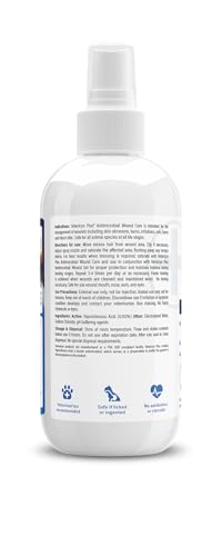 Vetericyn Plus Dog Wound Care Spray | Healing Aid and Skin Repair, Clean Wounds, Relieve Dog Skin Allergies, Safe for All Animals. 8 Ounces 8 oz All Animal