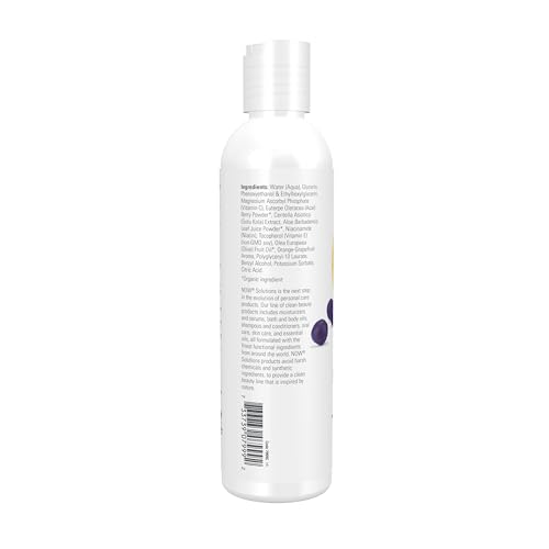 NOW Solutions, Vitamin C and Acai Berry Purifying Toner, Brightening System, Removes Pore-Clogging Residue, 8 Fl Oz (Pack of 1) 8 Fl Oz (Pack of 1)