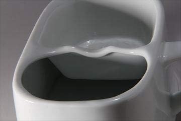 White Porcelain Thermal Shaving Cup, Arita Ware Frothing Mesh Shape, For Commercial Use, White -  Australia