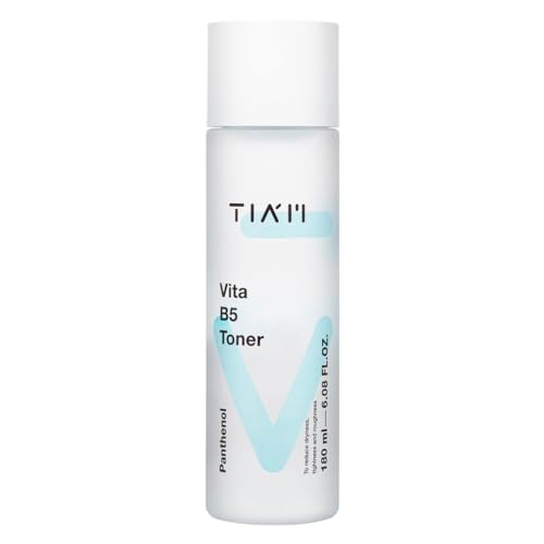 TIAM Vita B5 Toner, Deep Hydrating Toner Korean, Low pH Toner for Dry Sensitive Skin 6.1 fl oz Toner for Combination Skin, b5 Vitamin, Alcohol Free, Fragrance Free, Korean Skin Care
