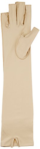 Rolyan Forearm Compression Glove, Open Finger Edema Sleeve, L, Right Large Right Arm - Open Finger