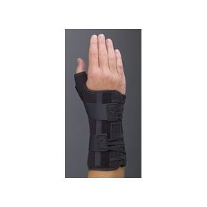 MedSpec Universal Ryno Lacer Wrist Brace Long - Left - Black