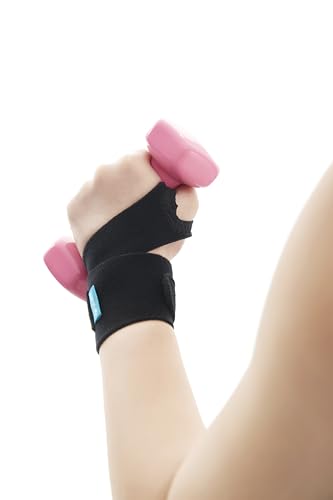 SOZO Lightweight Wrist Wrap Brace for Carpal Tunnel, Tendonitis & Injury Recovery, Double Compression Support for Left or Right Hand, Adjustable Fit for Men & Women