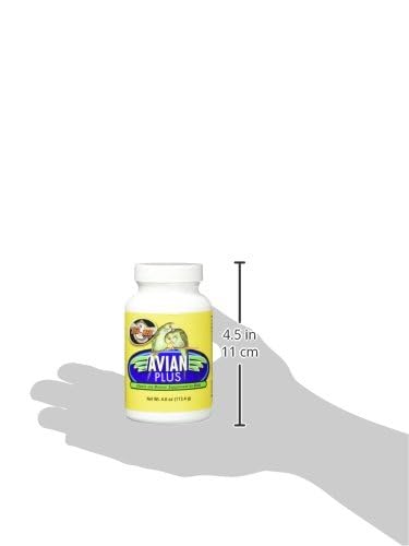 Zoo Med Laboratories Bzma374 Avian Plus Bird Vitamins, 4 oz (976610)