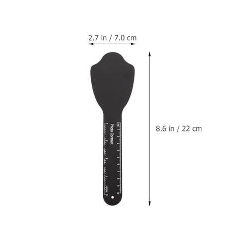 2 Pcs Dental Photography Board Intraoral Photo Contrast Board for Oral Photography Black Background for Clinic and Home Use Smooth Edges 8.66 X 2.75 X 0.23 in