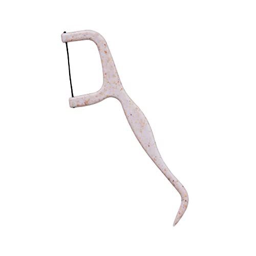 Bleeker and Rowe 100% Biodegradable Individually Wrapped Floss Picks - Eco Friendly Flossers 150 Pack (Biodegradable Bamboo Charcoal Floss)… Biodegradable Bamboo Charcoal Floss