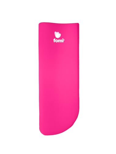 FOMI Hot Cold Full Foot and Ankle Solid Gel Ice Pack | Premium Comfort 360 Degree Cooling Compression Wrap for Plantar Fasciitis, Heel Spurs, Achilles, Tendonitis, Sore Feet, Gout | One Size (Pink) Pink