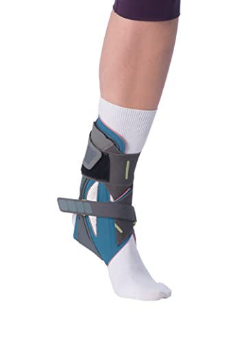 OPED Ankle Brace For Women and Men - Adjustable Ankle Brace for Sprained Ankle Support, Injury Recovery - Compression Foot Brace for Running, Basketball, Volleyball, (Right, Small) Right (M) Under 7.5, (W) Under 8.5
