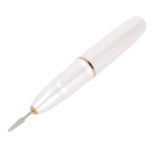 Professional Electric Nail Drill, 32 Speeds Cordless Nail File Machine, Rechargeable Polisher with 1600mAh Battery & 11 Drill Bits, Ideal for Shaping Polishing Removing Gel