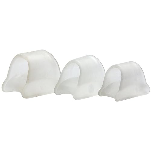 Gel Hammer Toe Suppport Splint Crutch, 4 Pack, Medium, Hammertoe Straightener Splint from Atlas Biomechanics