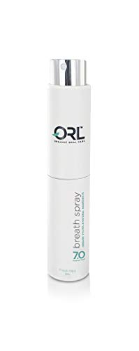 ORL Natural Breath Freshener Spray Fresh Mint 3 Pack – Made in the USA, Organic Xylitol, Natural Fresh Breath, Plant-Based Essential Oils, Elevated Twist Top, Alcohol-Free, Fluoride-Free, pH Balanced