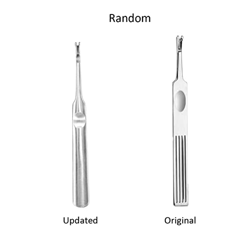 6PCS Cuticle Pusher Set, Stainless Steel Cuticle Remover Kit, Cutter and Trimmer Manicure and Pedicure Tools for Fingernail and Toenails