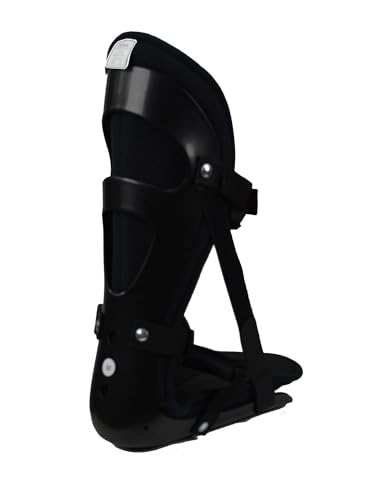 Plantar Fasciitis Night Splint — Adjustable Dorsiflexion Boot with Soft Velcro Straps for Heel, Arch & Morning Foot Pain | Lightweight & Breathable, Fits Left or Right Foot | Medical Grade (Large) Large