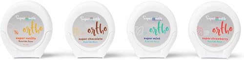 SuperMouth Ortho Floss Threader for Braces, 3 Pack, Mint