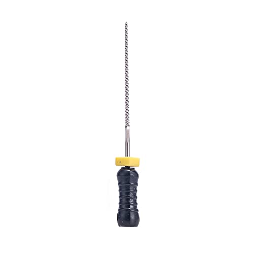 SNAWOP Dental Root Canal Files 3 Packs Stainless Steel Hand Use Endodontic K-Files 25MM Multi Size (#15-40) #15-40