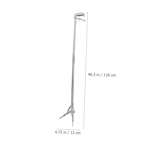 Healeved Foldable Grabber Tool 46.45 in Long Reach Reacher Pickup Tool for Elderly Assistance Trash Collection Easy Storage Daily Item Retrieval