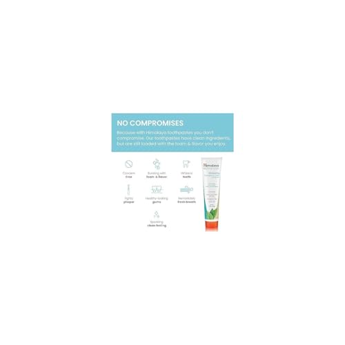 Himalaya Organic Ashwagandha, 60ct for Energy Support & Occasional Sleeplessness Plus Whitening Complete Care Toothpaste, Fluoride Free, Mint Flavor – 2-Product Bundle