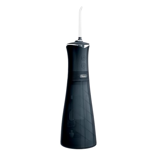 Piksters HydroPik 350ml Water Flosser – Braces Care & 45 Days Battery Black - 350ml (11.83 Fl Oz)