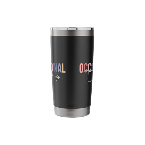 Occupational Therapy - Healthcare Occupational Therapist Stainless Steel Insulated Tumbler Black 20 Ounces
