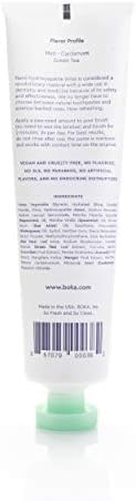 Boka Fluoride Free Toothpaste - Nano Hydroxyapatite - Ela Mint 4oz, Classic Manual Toothbrush, Mint and Tongue Scraper for Adults & Kids with Case
